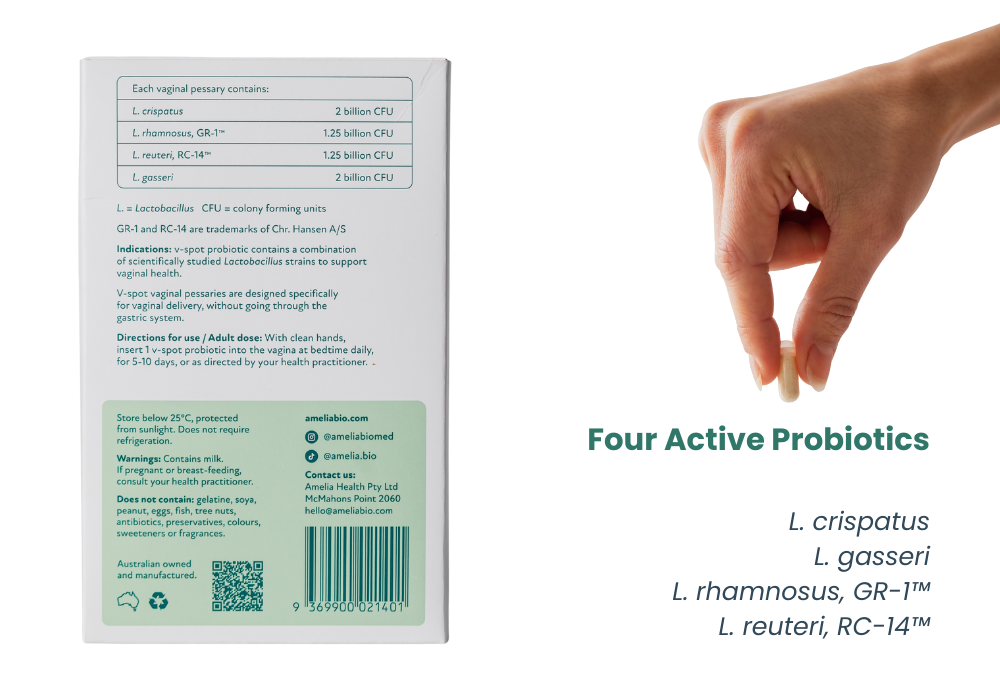 V-Spot Probiotic Duo Pack – 20 suppositories